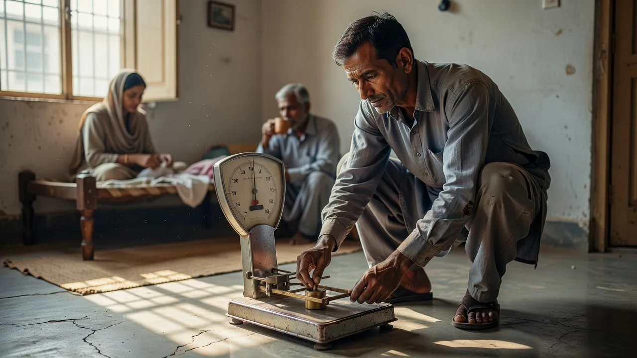 Weight The — visual for جسم میں