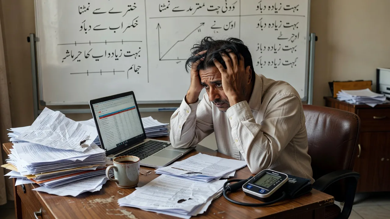 Stress It — visual for وجہ سے،